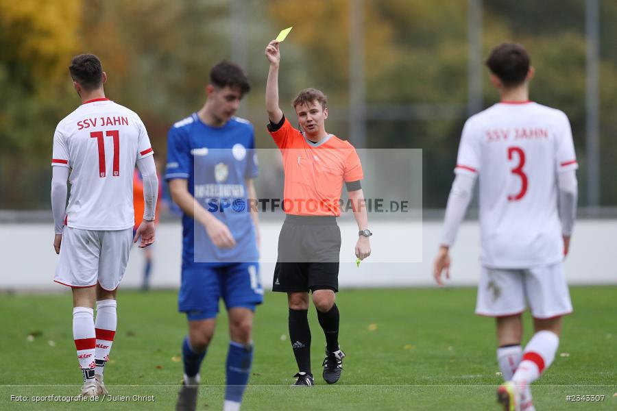 Leonhard Burghartswieser, Sepp Endres Sportanlage, Würzburg, 15.10.2022, sport, action, BFV, Fussball, Oktober 2022, Saison 2022/2023, 15. Spieltag, 5. Liga, SSV, FV04, BAY, Bayernliga Nord, SSV Jahn Regensburg II, Würzburger FV - Bild-ID: 2343307