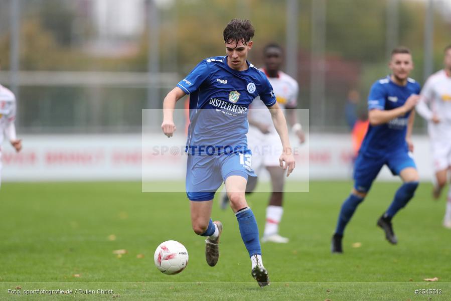 Nils Hock, Sepp Endres Sportanlage, Würzburg, 15.10.2022, sport, action, BFV, Fussball, Oktober 2022, Saison 2022/2023, 15. Spieltag, 5. Liga, SSV, FV04, BAY, Bayernliga Nord, SSV Jahn Regensburg II, Würzburger FV - Bild-ID: 2343312