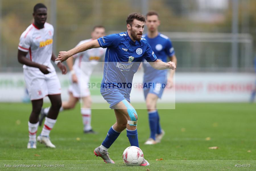 Lukas Illig, Sepp Endres Sportanlage, Würzburg, 15.10.2022, sport, action, BFV, Fussball, Oktober 2022, Saison 2022/2023, 15. Spieltag, 5. Liga, SSV, FV04, BAY, Bayernliga Nord, SSV Jahn Regensburg II, Würzburger FV - Bild-ID: 2343313