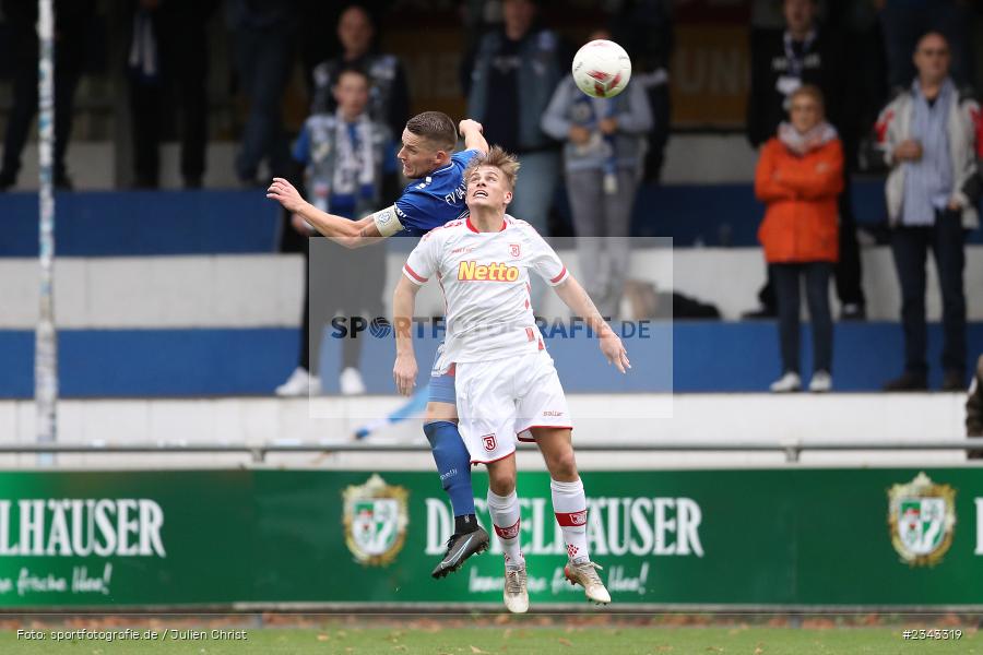 Dennie Michel, Sepp Endres Sportanlage, Würzburg, 15.10.2022, sport, action, BFV, Fussball, Oktober 2022, Saison 2022/2023, 15. Spieltag, 5. Liga, SSV, FV04, BAY, Bayernliga Nord, SSV Jahn Regensburg II, Würzburger FV - Bild-ID: 2343319