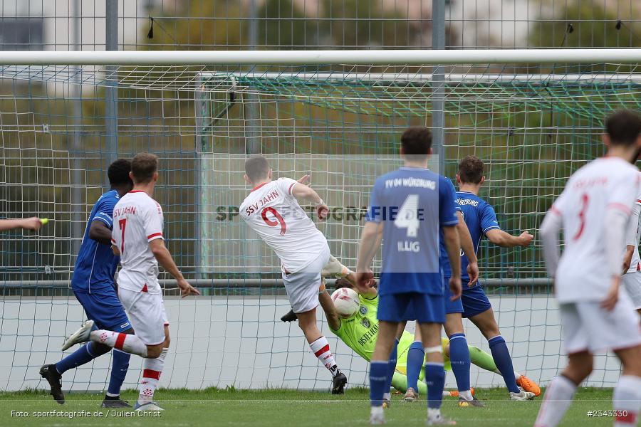 Jannik Graf, Sepp Endres Sportanlage, Würzburg, 15.10.2022, sport, action, BFV, Fussball, Oktober 2022, Saison 2022/2023, 15. Spieltag, 5. Liga, SSV, FV04, BAY, Bayernliga Nord, SSV Jahn Regensburg II, Würzburger FV - Bild-ID: 2343330