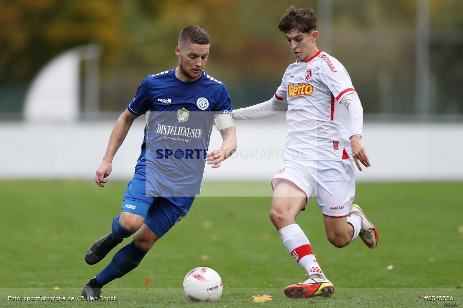 Dennie Michel, Sepp Endres Sportanlage, Würzburg, 15.10.2022, sport, action, BFV, Fussball, Oktober 2022, Saison 2022/2023, 15. Spieltag, 5. Liga, SSV, FV04, BAY, Bayernliga Nord, SSV Jahn Regensburg II, Würzburger FV - Bild-ID: 2343336
