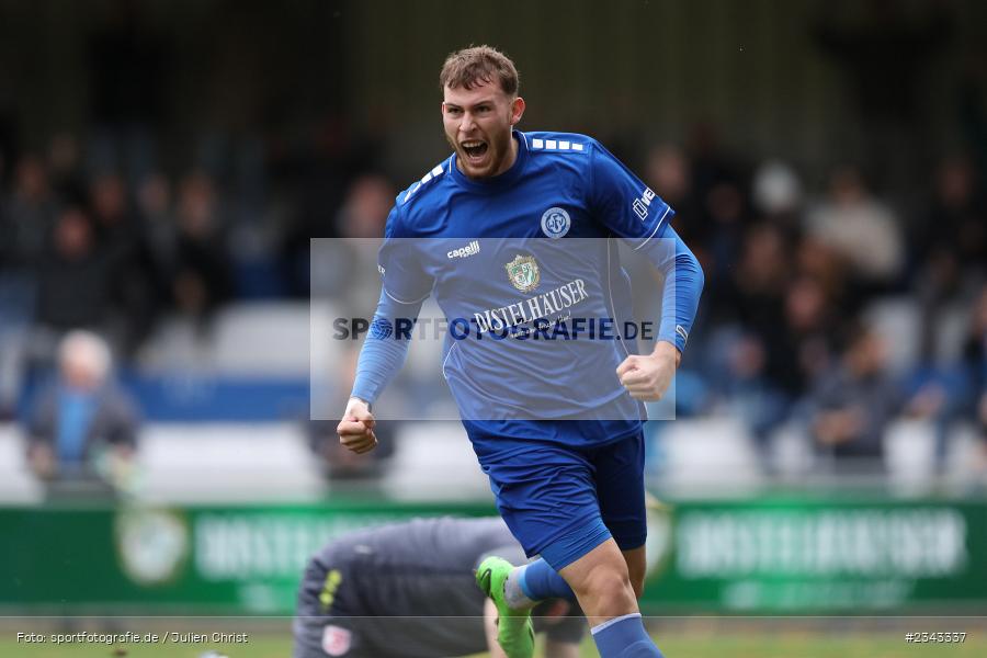 Torjubel, Julian Wild, Sepp Endres Sportanlage, Würzburg, 15.10.2022, sport, action, BFV, Fussball, Oktober 2022, Saison 2022/2023, 15. Spieltag, 5. Liga, SSV, FV04, BAY, Bayernliga Nord, SSV Jahn Regensburg II, Würzburger FV - Bild-ID: 2343337