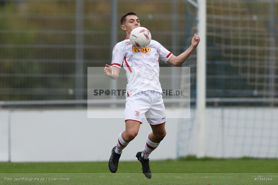 Jannik Graf, Sepp Endres Sportanlage, Würzburg, 15.10.2022, sport, action, BFV, Fussball, Oktober 2022, Saison 2022/2023, 15. Spieltag, 5. Liga, SSV, FV04, BAY, Bayernliga Nord, SSV Jahn Regensburg II, Würzburger FV - Bild-ID: 2343346
