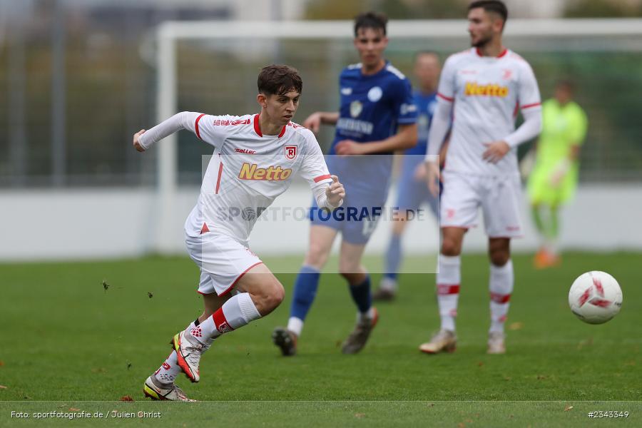 Manuel Reiß, Sepp Endres Sportanlage, Würzburg, 15.10.2022, sport, action, BFV, Fussball, Oktober 2022, Saison 2022/2023, 15. Spieltag, 5. Liga, SSV, FV04, BAY, Bayernliga Nord, SSV Jahn Regensburg II, Würzburger FV - Bild-ID: 2343349