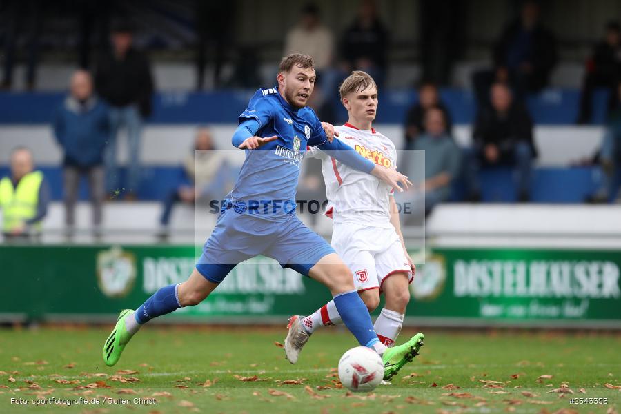Julian Wild, Sepp Endres Sportanlage, Würzburg, 15.10.2022, sport, action, BFV, Fussball, Oktober 2022, Saison 2022/2023, 15. Spieltag, 5. Liga, SSV, FV04, BAY, Bayernliga Nord, SSV Jahn Regensburg II, Würzburger FV - Bild-ID: 2343353