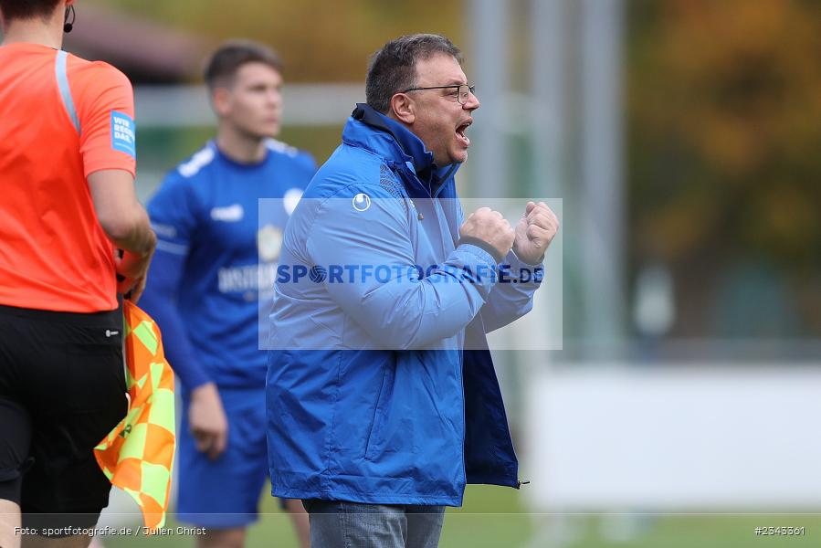 Harald Funsch, Sepp Endres Sportanlage, Würzburg, 15.10.2022, sport, action, BFV, Fussball, Oktober 2022, Saison 2022/2023, 15. Spieltag, 5. Liga, SSV, FV04, BAY, Bayernliga Nord, SSV Jahn Regensburg II, Würzburger FV - Bild-ID: 2343361