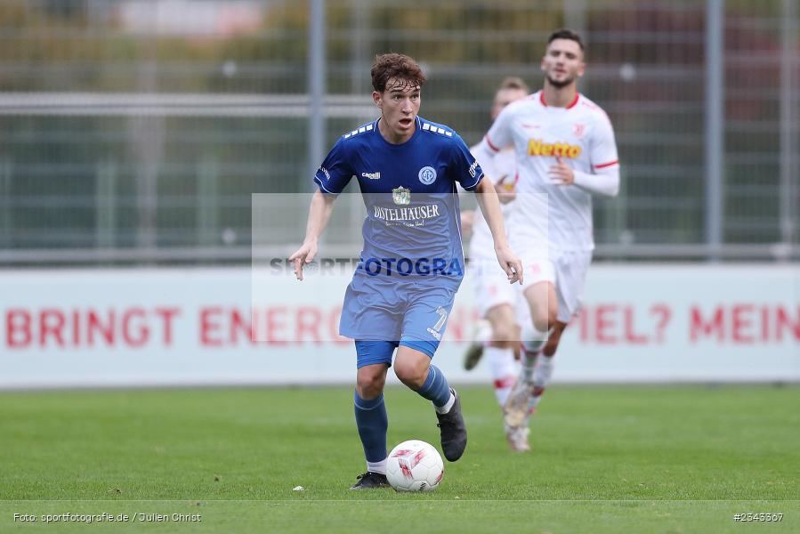 Simon Schäffer, Sepp Endres Sportanlage, Würzburg, 15.10.2022, sport, action, BFV, Fussball, Oktober 2022, Saison 2022/2023, 15. Spieltag, 5. Liga, SSV, FV04, BAY, Bayernliga Nord, SSV Jahn Regensburg II, Würzburger FV - Bild-ID: 2343367