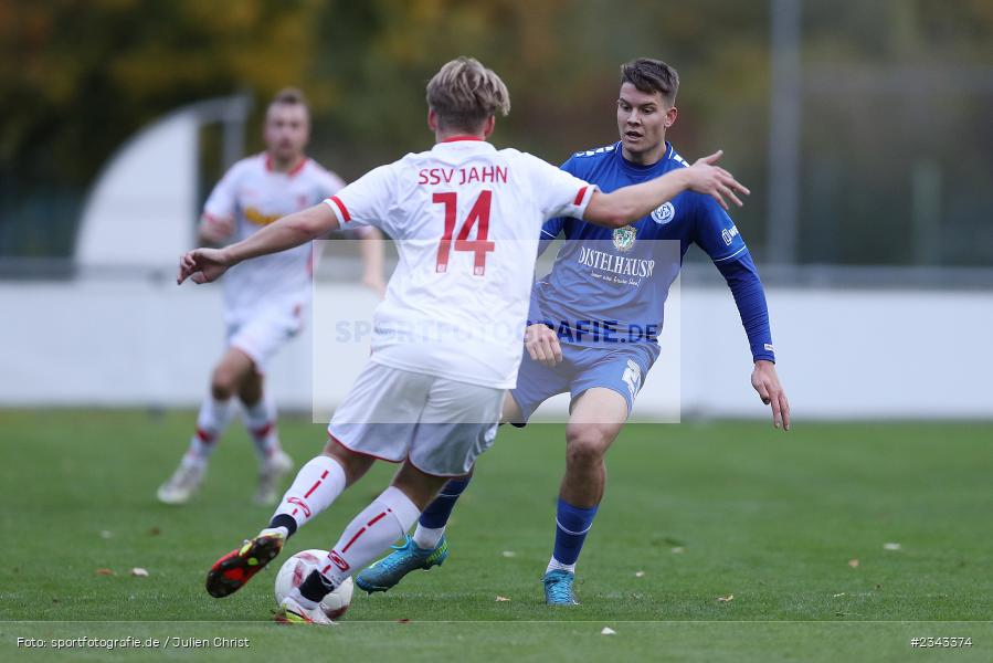 Fabio Gobbo, Sepp Endres Sportanlage, Würzburg, 15.10.2022, sport, action, BFV, Fussball, Oktober 2022, Saison 2022/2023, 15. Spieltag, 5. Liga, SSV, FV04, BAY, Bayernliga Nord, SSV Jahn Regensburg II, Würzburger FV - Bild-ID: 2343374
