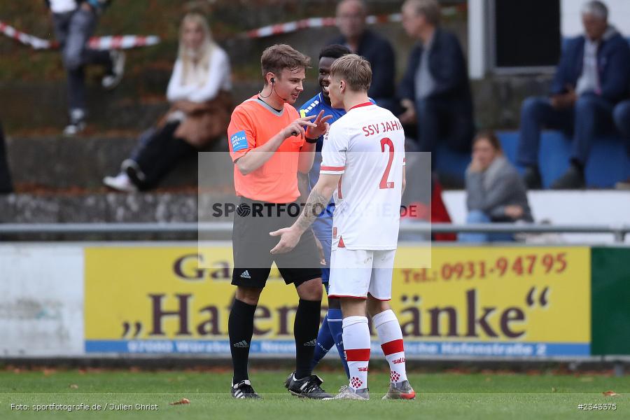 Leonhard Burghartswieser, Sepp Endres Sportanlage, Würzburg, 15.10.2022, sport, action, BFV, Fussball, Oktober 2022, Saison 2022/2023, 15. Spieltag, 5. Liga, SSV, FV04, BAY, Bayernliga Nord, SSV Jahn Regensburg II, Würzburger FV - Bild-ID: 2343375