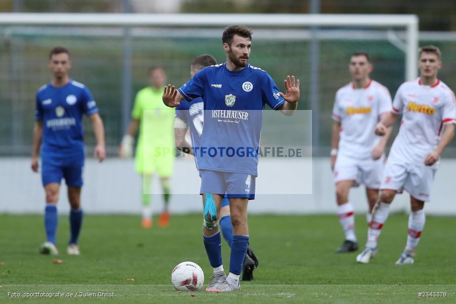 Lukas Illig, Sepp Endres Sportanlage, Würzburg, 15.10.2022, sport, action, BFV, Fussball, Oktober 2022, Saison 2022/2023, 15. Spieltag, 5. Liga, SSV, FV04, BAY, Bayernliga Nord, SSV Jahn Regensburg II, Würzburger FV - Bild-ID: 2343378