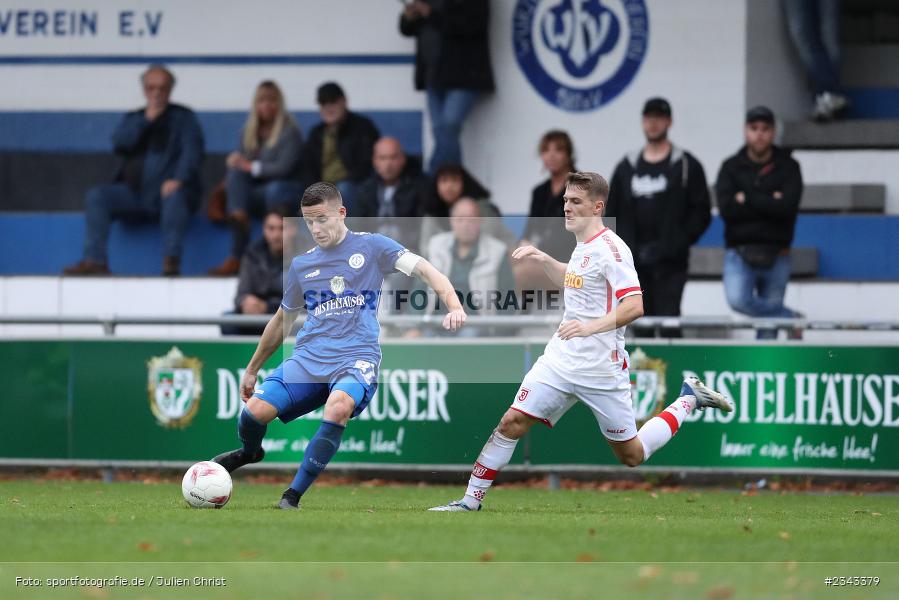 Dennie Michel, Sepp Endres Sportanlage, Würzburg, 15.10.2022, sport, action, BFV, Fussball, Oktober 2022, Saison 2022/2023, 15. Spieltag, 5. Liga, SSV, FV04, BAY, Bayernliga Nord, SSV Jahn Regensburg II, Würzburger FV - Bild-ID: 2343379