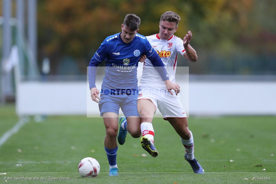 Fabio Gobbo, Sepp Endres Sportanlage, Würzburg, 15.10.2022, sport, action, BFV, Fussball, Oktober 2022, Saison 2022/2023, 15. Spieltag, 5. Liga, SSV, FV04, BAY, Bayernliga Nord, SSV Jahn Regensburg II, Würzburger FV - Bild-ID: 2343384