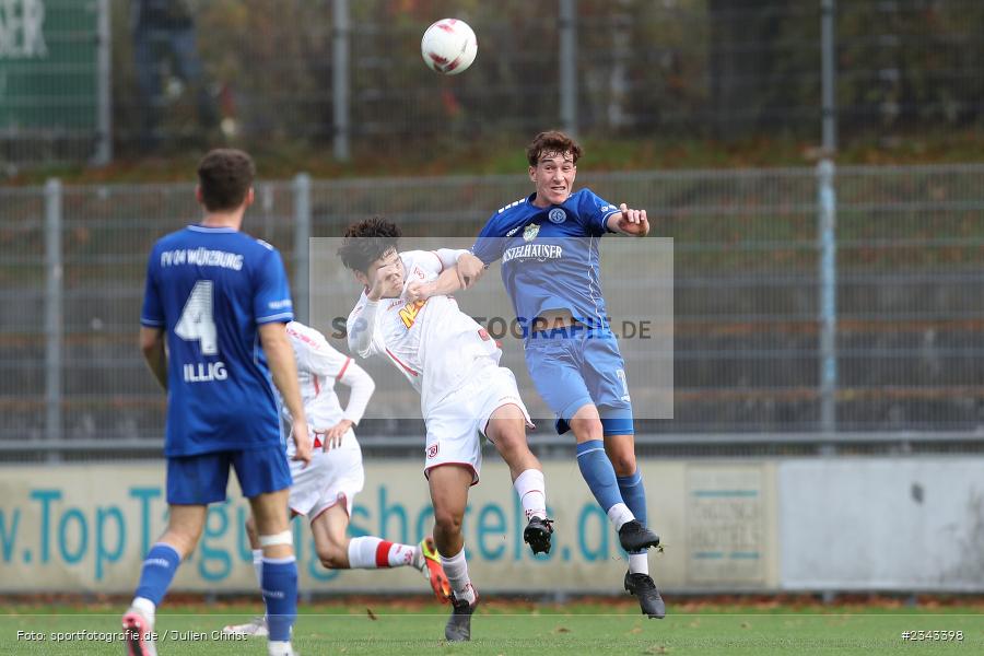 Simon Schäffer, Sepp Endres Sportanlage, Würzburg, 15.10.2022, sport, action, BFV, Fussball, Oktober 2022, Saison 2022/2023, 15. Spieltag, 5. Liga, SSV, FV04, BAY, Bayernliga Nord, SSV Jahn Regensburg II, Würzburger FV - Bild-ID: 2343398