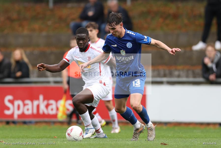 Nils Hock, Sepp Endres Sportanlage, Würzburg, 15.10.2022, sport, action, BFV, Fussball, Oktober 2022, Saison 2022/2023, 15. Spieltag, 5. Liga, SSV, FV04, BAY, Bayernliga Nord, SSV Jahn Regensburg II, Würzburger FV - Bild-ID: 2343413