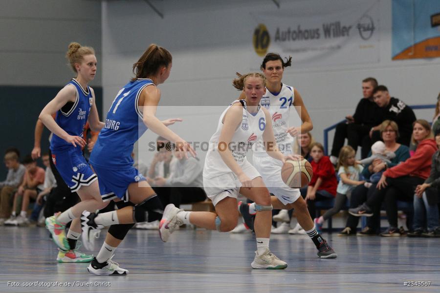 Vanessa Gorr, Hans-Wilhelm-Renkhoff-Halle, Marktheidenfeld, 16.10.2022, sport, action, BFV, Basketball, Oktober 2022, Saison 2022/2023, Regionalliga Damen HR-Nord (RLD-HRN), Regionalliga Südost, TGW, TVM, TG Wildcats Würzburg 2, TV Marktheidenfeld - Bild-ID: 2343567
