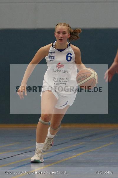 Vanessa Gorr, Hans-Wilhelm-Renkhoff-Halle, Marktheidenfeld, 16.10.2022, sport, action, BFV, Basketball, Oktober 2022, Saison 2022/2023, Regionalliga Damen HR-Nord (RLD-HRN), Regionalliga Südost, TGW, TVM, TG Wildcats Würzburg 2, TV Marktheidenfeld - Bild-ID: 2343580