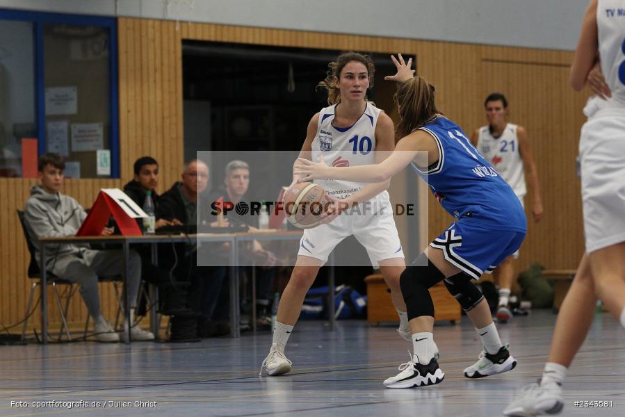 Nina Wucherer, Hans-Wilhelm-Renkhoff-Halle, Marktheidenfeld, 16.10.2022, sport, action, BFV, Basketball, Oktober 2022, Saison 2022/2023, Regionalliga Damen HR-Nord (RLD-HRN), Regionalliga Südost, TGW, TVM, TG Wildcats Würzburg 2, TV Marktheidenfeld - Bild-ID: 2343581