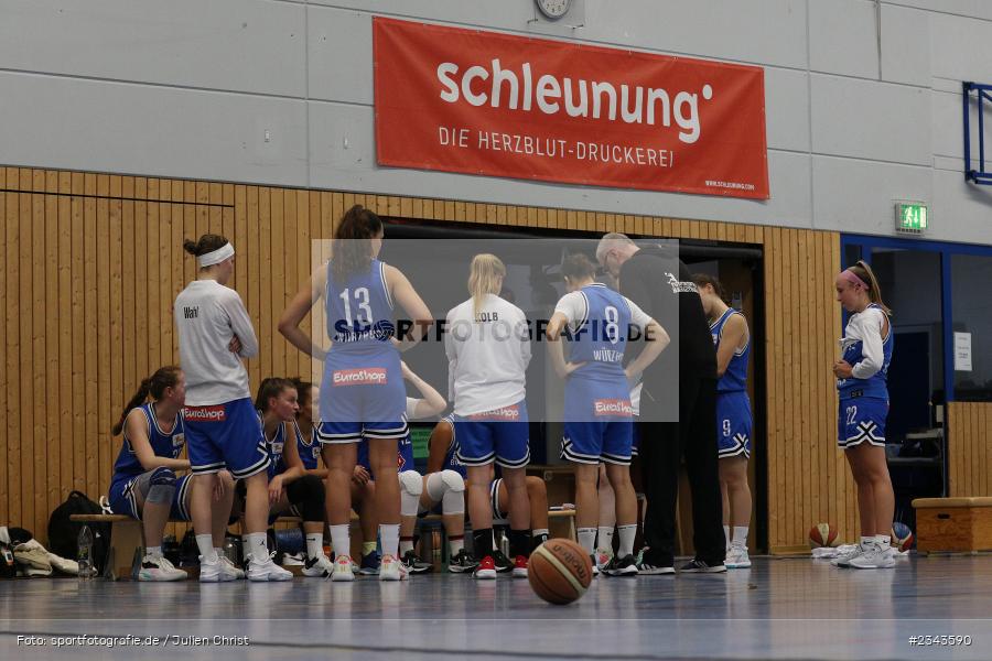 Hans-Wilhelm-Renkhoff-Halle, Marktheidenfeld, 16.10.2022, sport, action, BFV, Basketball, Oktober 2022, Saison 2022/2023, Regionalliga Damen HR-Nord (RLD-HRN), Regionalliga Südost, TGW, TVM, TG Wildcats Würzburg 2, TV Marktheidenfeld - Bild-ID: 2343590