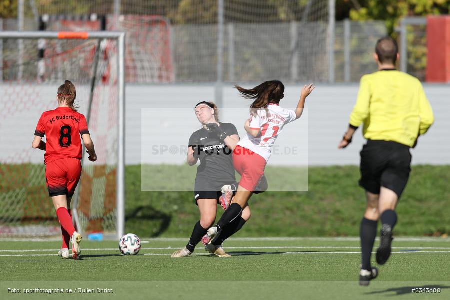 Theresa Butscher, Soccergirl Sportpark, Würzburg, 17.10.2022, sport, action, BFV, Fussball, Oktober 2022, Saison 2022/2023, 7. Spieltag, Frauen, Bayernliga, FCR, FWK, FC Ruderting, FC Würzburger Kickers - Bild-ID: 2343680