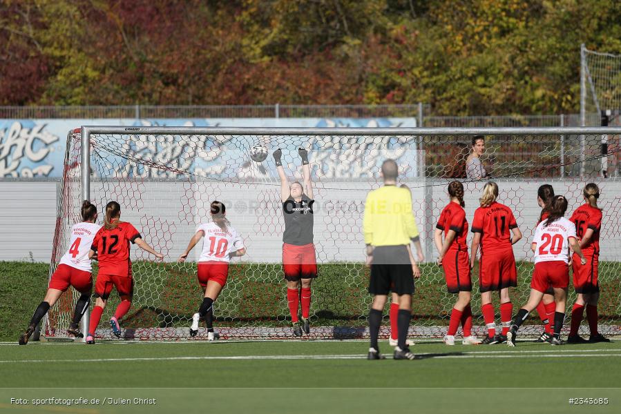 Soccergirl Sportpark, Würzburg, 17.10.2022, sport, action, BFV, Fussball, Oktober 2022, Saison 2022/2023, 7. Spieltag, Frauen, Bayernliga, FCR, FWK, FC Ruderting, FC Würzburger Kickers - Bild-ID: 2343685
