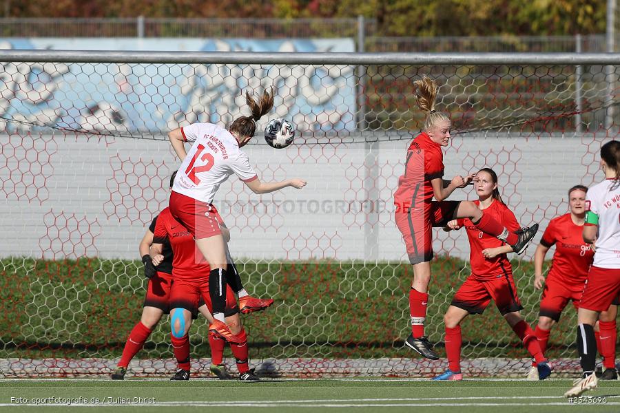Anne Förster, Soccergirl Sportpark, Würzburg, 17.10.2022, sport, action, BFV, Fussball, Oktober 2022, Saison 2022/2023, 7. Spieltag, Frauen, Bayernliga, FCR, FWK, FC Ruderting, FC Würzburger Kickers - Bild-ID: 2343696 Anne Förster, Soccergirl Sportpark, Würzburg, 17.10.2022, sport, action, BFV, Fussball, Oktober 2022, Saison 2022/2023, 7. Spieltag, Frauen, Bayernliga, FCR, FWK, FC Ruderting, FC Würzburger Kickers - Bild-ID: 2343696