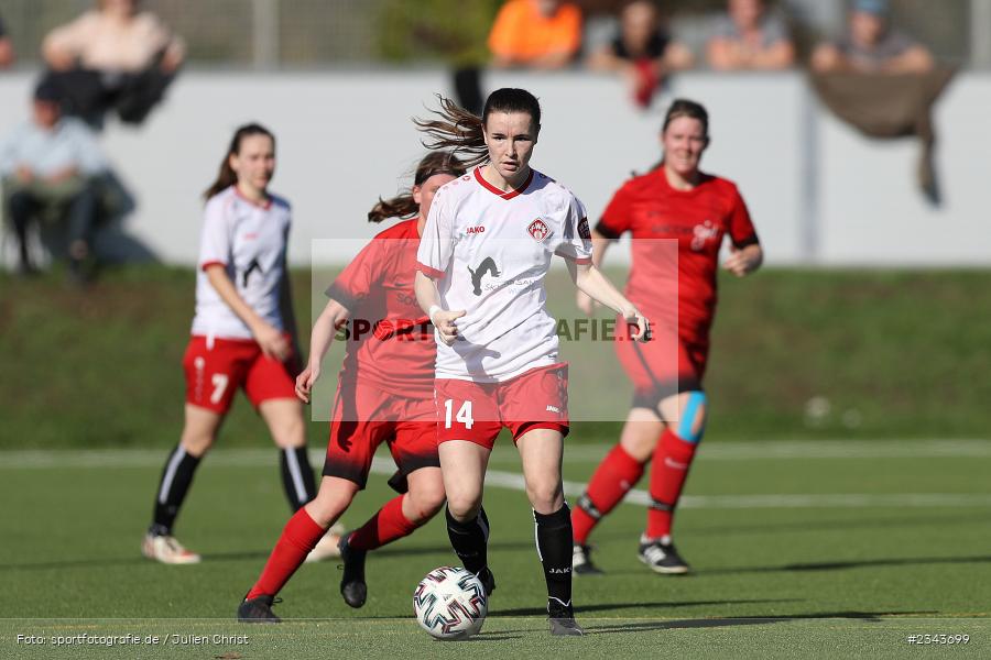 Lea Schrenk, Soccergirl Sportpark, Würzburg, 17.10.2022, sport, action, BFV, Fussball, Oktober 2022, Saison 2022/2023, 7. Spieltag, Frauen, Bayernliga, FCR, FWK, FC Ruderting, FC Würzburger Kickers - Bild-ID: 2343699 Lea Schrenk, Soccergirl Sportpark, Würzburg, 17.10.2022, sport, action, BFV, Fussball, Oktober 2022, Saison 2022/2023, 7. Spieltag, Frauen, Bayernliga, FCR, FWK, FC Ruderting, FC Würzburger Kickers - Bild-ID: 2343699
