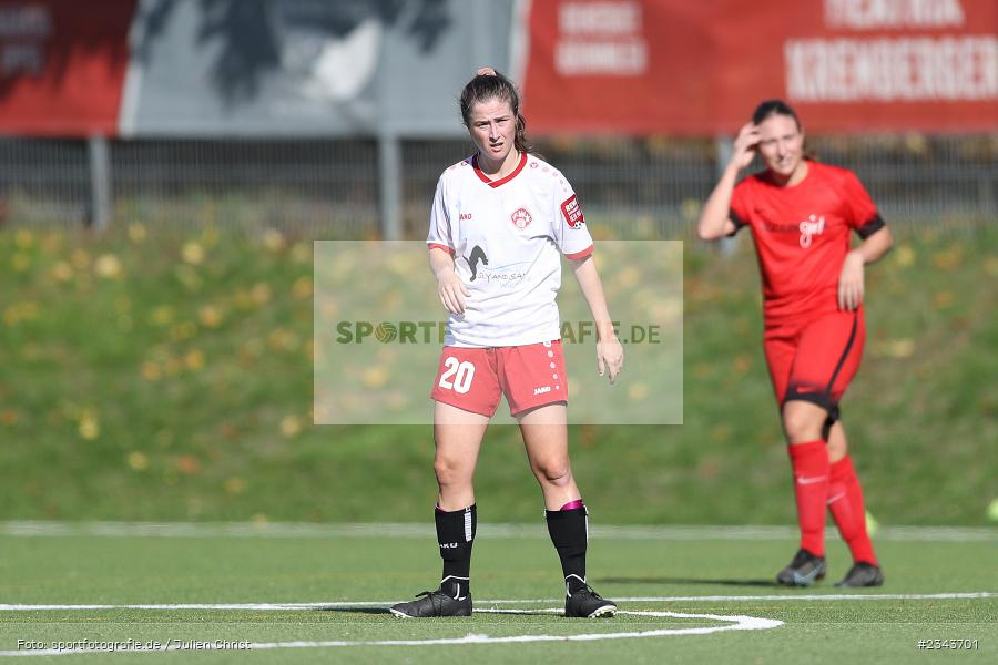 Nicole Kreußer, Soccergirl Sportpark, Würzburg, 17.10.2022, sport, action, BFV, Fussball, Oktober 2022, Saison 2022/2023, 7. Spieltag, Frauen, Bayernliga, FCR, FWK, FC Ruderting, FC Würzburger Kickers - Bild-ID: 2343701 Nicole Kreußer, Soccergirl Sportpark, Würzburg, 17.10.2022, sport, action, BFV, Fussball, Oktober 2022, Saison 2022/2023, 7. Spieltag, Frauen, Bayernliga, FCR, FWK, FC Ruderting, FC Würzburger Kickers - Bild-ID: 2343701