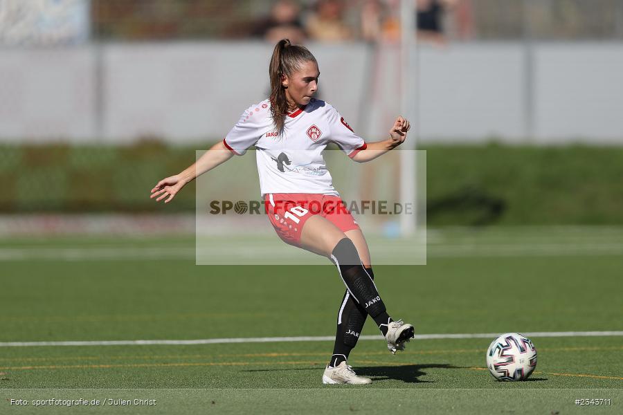 Sophia Klärle, Soccergirl Sportpark, Würzburg, 17.10.2022, sport, action, BFV, Fussball, Oktober 2022, Saison 2022/2023, 7. Spieltag, Frauen, Bayernliga, FCR, FWK, FC Ruderting, FC Würzburger Kickers - Bild-ID: 2343711