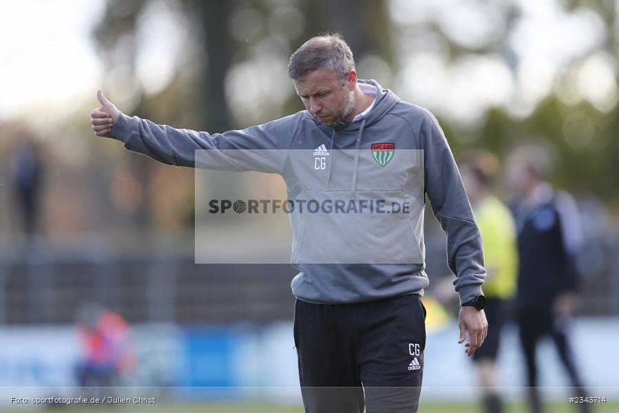 Christian Gmünder, Sachs-Stadion, Schweinfurt, 22.10.2022, sport, action, BFV, Fussball, Oktober 2022, Saison 2022/2023, RLB, Regionalliga Bayern, SVA, FC05, SV Viktoria Aschaffenburg, 1. FC Schweinfurt 05 - Bild-ID: 2343714