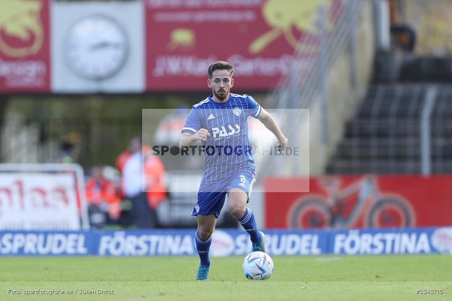 Silas Tom Zehnder, Sachs-Stadion, Schweinfurt, 22.10.2022, sport, action, BFV, Fussball, Oktober 2022, Saison 2022/2023, RLB, Regionalliga Bayern, SVA, FC05, SV Viktoria Aschaffenburg, 1. FC Schweinfurt 05 - Bild-ID: 2343715