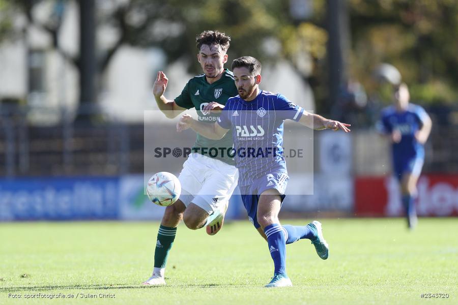 Silas Tom Zehnder, Sachs-Stadion, Schweinfurt, 22.10.2022, sport, action, BFV, Fussball, Oktober 2022, Saison 2022/2023, RLB, Regionalliga Bayern, SVA, FC05, SV Viktoria Aschaffenburg, 1. FC Schweinfurt 05 - Bild-ID: 2343720