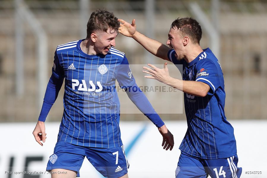 Benedict Laverty, Sachs-Stadion, Schweinfurt, 22.10.2022, sport, action, BFV, Fussball, Oktober 2022, Saison 2022/2023, RLB, Regionalliga Bayern, SVA, FC05, SV Viktoria Aschaffenburg, 1. FC Schweinfurt 05 - Bild-ID: 2343725