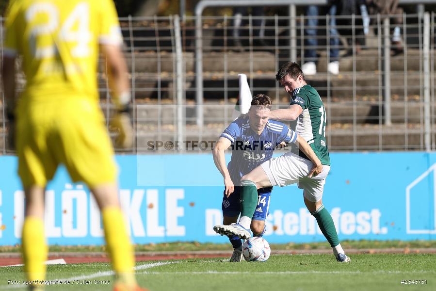 Alexandru Paraschiv, Sachs-Stadion, Schweinfurt, 22.10.2022, sport, action, BFV, Fussball, Oktober 2022, Saison 2022/2023, RLB, Regionalliga Bayern, SVA, FC05, SV Viktoria Aschaffenburg, 1. FC Schweinfurt 05 - Bild-ID: 2343731