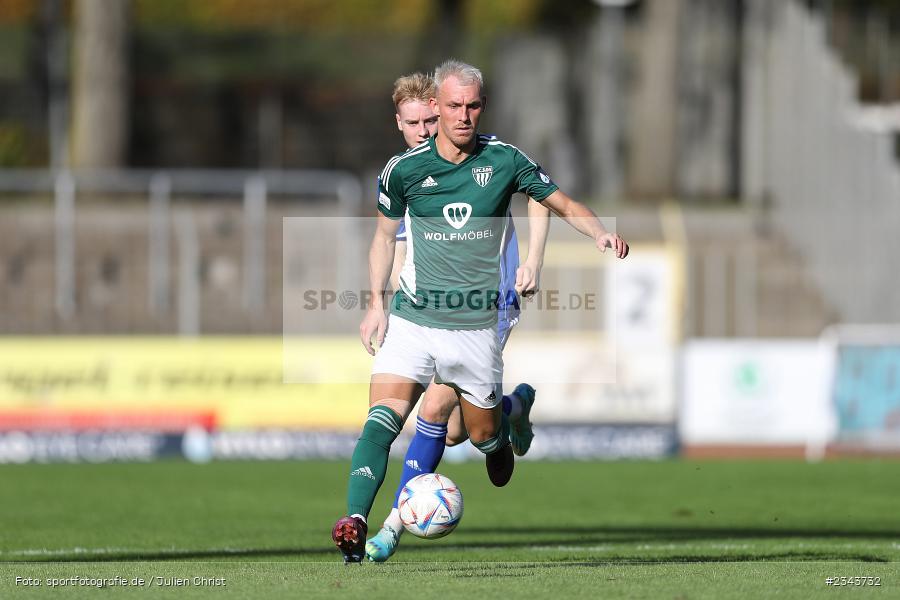 Benjamin Hadžić, Sachs-Stadion, Schweinfurt, 22.10.2022, sport, action, BFV, Fussball, Oktober 2022, Saison 2022/2023, RLB, Regionalliga Bayern, SVA, FC05, SV Viktoria Aschaffenburg, 1. FC Schweinfurt 05 - Bild-ID: 2343732