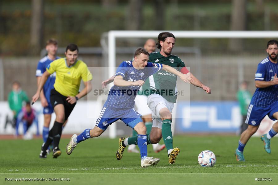 Alexandru Paraschiv, Sachs-Stadion, Schweinfurt, 22.10.2022, sport, action, BFV, Fussball, Oktober 2022, Saison 2022/2023, RLB, Regionalliga Bayern, SVA, FC05, SV Viktoria Aschaffenburg, 1. FC Schweinfurt 05 - Bild-ID: 2343736
