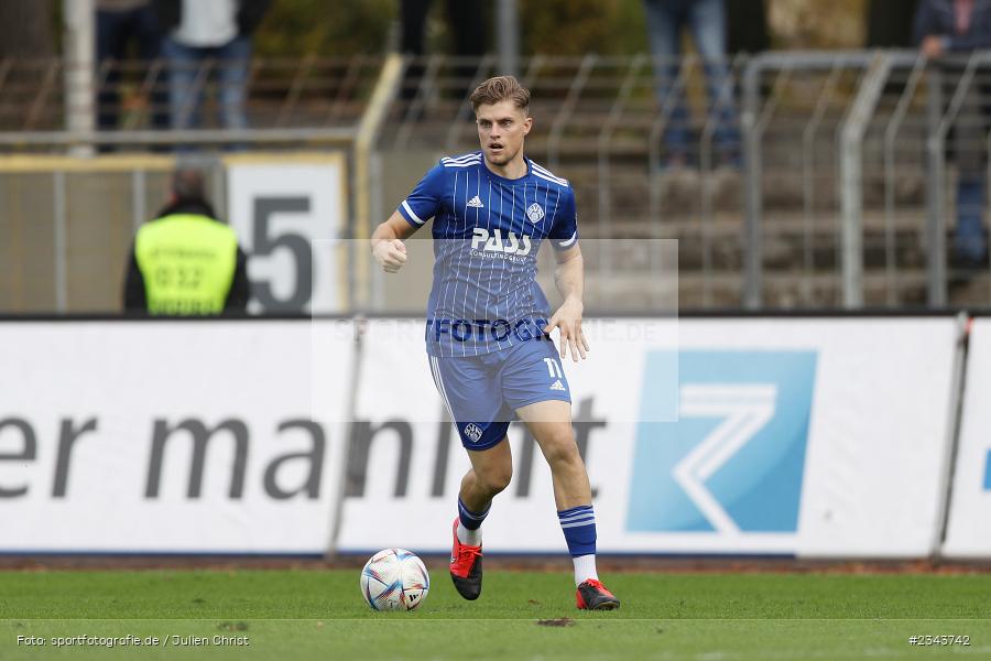 Florian Pieper, Sachs-Stadion, Schweinfurt, 22.10.2022, sport, action, BFV, Fussball, Oktober 2022, Saison 2022/2023, RLB, Regionalliga Bayern, SVA, FC05, SV Viktoria Aschaffenburg, 1. FC Schweinfurt 05 - Bild-ID: 2343742 Florian Pieper, Sachs-Stadion, Schweinfurt, 22.10.2022, sport, action, BFV, Fussball, Oktober 2022, Saison 2022/2023, RLB, Regionalliga Bayern, SVA, FC05, SV Viktoria Aschaffenburg, 1. FC Schweinfurt 05 - Bild-ID: 2343742