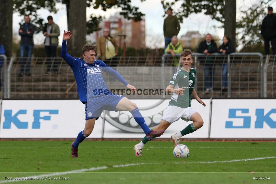 Benedict Laverty, Sachs-Stadion, Schweinfurt, 22.10.2022, sport, action, BFV, Fussball, Oktober 2022, Saison 2022/2023, RLB, Regionalliga Bayern, SVA, FC05, SV Viktoria Aschaffenburg, 1. FC Schweinfurt 05 - Bild-ID: 2343754 Benedict Laverty, Sachs-Stadion, Schweinfurt, 22.10.2022, sport, action, BFV, Fussball, Oktober 2022, Saison 2022/2023, RLB, Regionalliga Bayern, SVA, FC05, SV Viktoria Aschaffenburg, 1. FC Schweinfurt 05 - Bild-ID: 2343754