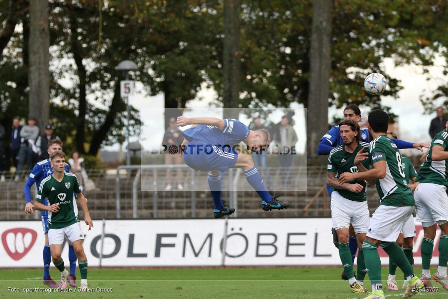 Kopfball, Niklas Borger, Sachs-Stadion, Schweinfurt, 22.10.2022, sport, action, BFV, Fussball, Oktober 2022, Saison 2022/2023, RLB, Regionalliga Bayern, SVA, FC05, SV Viktoria Aschaffenburg, 1. FC Schweinfurt 05 - Bild-ID: 2343757 Kopfball, Niklas Borger, Sachs-Stadion, Schweinfurt, 22.10.2022, sport, action, BFV, Fussball, Oktober 2022, Saison 2022/2023, RLB, Regionalliga Bayern, SVA, FC05, SV Viktoria Aschaffenburg, 1. FC Schweinfurt 05 - Bild-ID: 2343757
