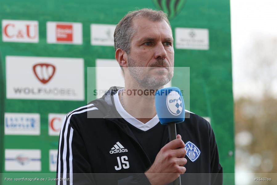 Interview, Jochen Seitz, Sachs-Stadion, Schweinfurt, 22.10.2022, sport, action, BFV, Fussball, Oktober 2022, Saison 2022/2023, RLB, Regionalliga Bayern, SVA, FC05, SV Viktoria Aschaffenburg, 1. FC Schweinfurt 05 - Bild-ID: 2343766