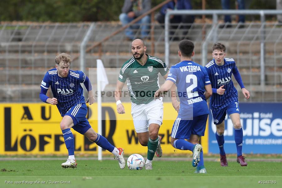 Adam Jabiri, Sachs-Stadion, Schweinfurt, 22.10.2022, sport, action, BFV, Fussball, Oktober 2022, Saison 2022/2023, RLB, Regionalliga Bayern, SVA, FC05, SV Viktoria Aschaffenburg, 1. FC Schweinfurt 05 - Bild-ID: 2343780 Adam Jabiri, Sachs-Stadion, Schweinfurt, 22.10.2022, sport, action, BFV, Fussball, Oktober 2022, Saison 2022/2023, RLB, Regionalliga Bayern, SVA, FC05, SV Viktoria Aschaffenburg, 1. FC Schweinfurt 05 - Bild-ID: 2343780