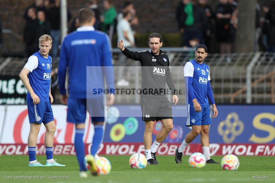 Nico Wegmann, Sachs-Stadion, Schweinfurt, 22.10.2022, sport, action, BFV, Fussball, Oktober 2022, Saison 2022/2023, RLB, Regionalliga Bayern, SVA, FC05, SV Viktoria Aschaffenburg, 1. FC Schweinfurt 05 - Bild-ID: 2343815 Nico Wegmann, Sachs-Stadion, Schweinfurt, 22.10.2022, sport, action, BFV, Fussball, Oktober 2022, Saison 2022/2023, RLB, Regionalliga Bayern, SVA, FC05, SV Viktoria Aschaffenburg, 1. FC Schweinfurt 05 - Bild-ID: 2343815