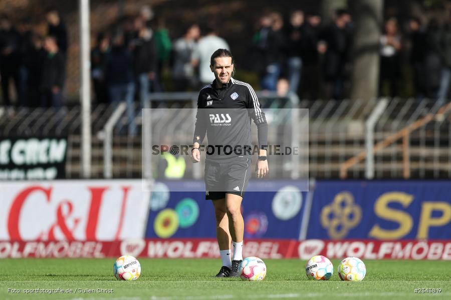 Nico Wegmann, Sachs-Stadion, Schweinfurt, 22.10.2022, sport, action, BFV, Fussball, Oktober 2022, Saison 2022/2023, RLB, Regionalliga Bayern, SVA, FC05, SV Viktoria Aschaffenburg, 1. FC Schweinfurt 05 - Bild-ID: 2343819 Nico Wegmann, Sachs-Stadion, Schweinfurt, 22.10.2022, sport, action, BFV, Fussball, Oktober 2022, Saison 2022/2023, RLB, Regionalliga Bayern, SVA, FC05, SV Viktoria Aschaffenburg, 1. FC Schweinfurt 05 - Bild-ID: 2343819