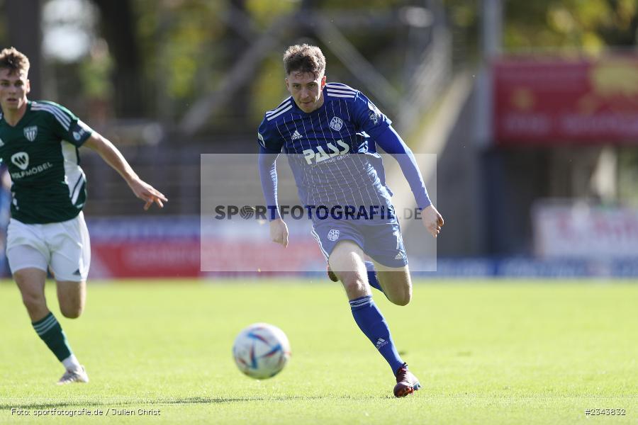 Benedict Laverty, Sachs-Stadion, Schweinfurt, 22.10.2022, sport, action, BFV, Fussball, Oktober 2022, Saison 2022/2023, RLB, Regionalliga Bayern, SVA, FC05, SV Viktoria Aschaffenburg, 1. FC Schweinfurt 05 - Bild-ID: 2343832 Benedict Laverty, Sachs-Stadion, Schweinfurt, 22.10.2022, sport, action, BFV, Fussball, Oktober 2022, Saison 2022/2023, RLB, Regionalliga Bayern, SVA, FC05, SV Viktoria Aschaffenburg, 1. FC Schweinfurt 05 - Bild-ID: 2343832