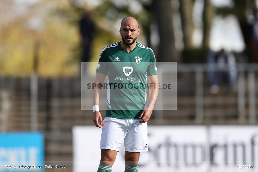 Adam Jabiri, Sachs-Stadion, Schweinfurt, 22.10.2022, sport, action, BFV, Fussball, Oktober 2022, Saison 2022/2023, RLB, Regionalliga Bayern, SVA, FC05, SV Viktoria Aschaffenburg, 1. FC Schweinfurt 05 - Bild-ID: 2343834