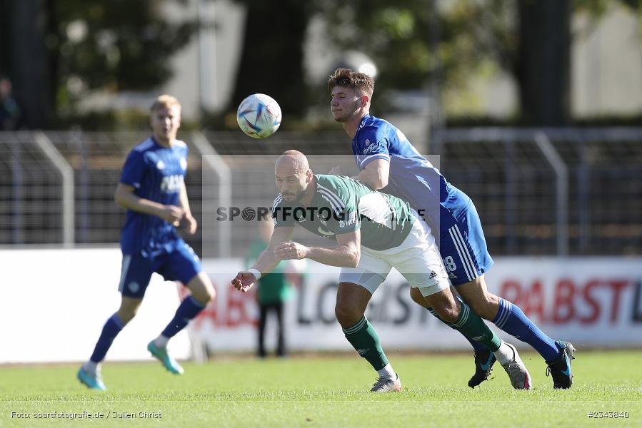 Adam Jabiri, Sachs-Stadion, Schweinfurt, 22.10.2022, sport, action, BFV, Fussball, Oktober 2022, Saison 2022/2023, RLB, Regionalliga Bayern, SVA, FC05, SV Viktoria Aschaffenburg, 1. FC Schweinfurt 05 - Bild-ID: 2343840