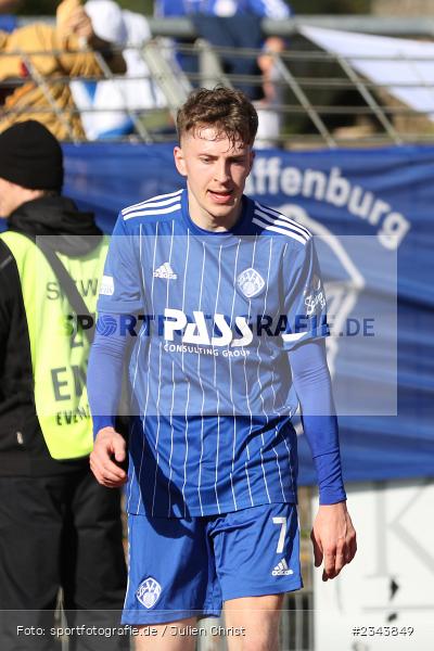 Benedict Laverty, Sachs-Stadion, Schweinfurt, 22.10.2022, sport, action, BFV, Fussball, Oktober 2022, Saison 2022/2023, RLB, Regionalliga Bayern, SVA, FC05, SV Viktoria Aschaffenburg, 1. FC Schweinfurt 05 - Bild-ID: 2343849