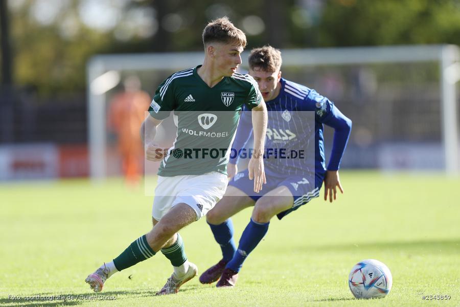 Julius Landeck, Sachs-Stadion, Schweinfurt, 22.10.2022, sport, action, BFV, Fussball, Oktober 2022, Saison 2022/2023, RLB, Regionalliga Bayern, SVA, FC05, SV Viktoria Aschaffenburg, 1. FC Schweinfurt 05 - Bild-ID: 2343859