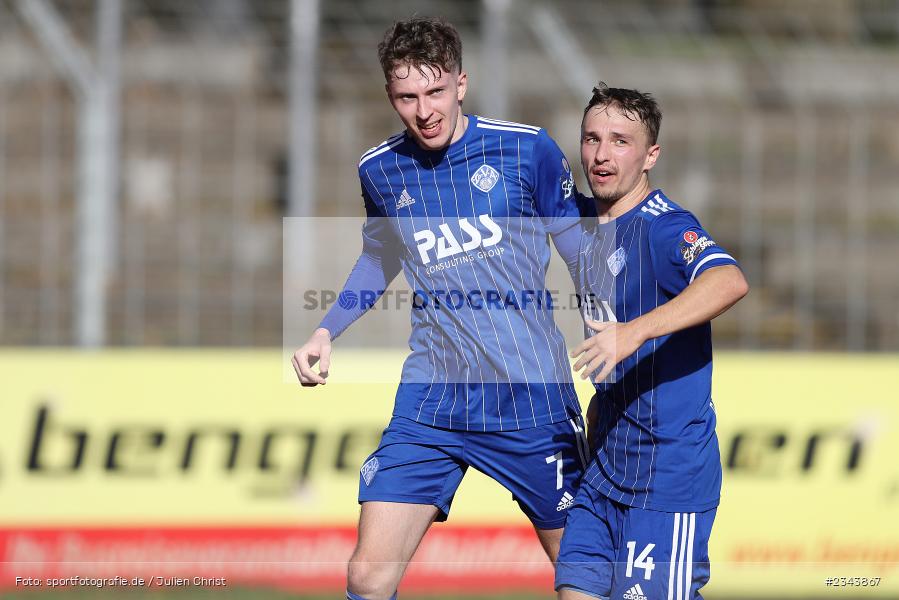 Benedict Laverty, Sachs-Stadion, Schweinfurt, 22.10.2022, sport, action, BFV, Fussball, Oktober 2022, Saison 2022/2023, RLB, Regionalliga Bayern, SVA, FC05, SV Viktoria Aschaffenburg, 1. FC Schweinfurt 05 - Bild-ID: 2343867