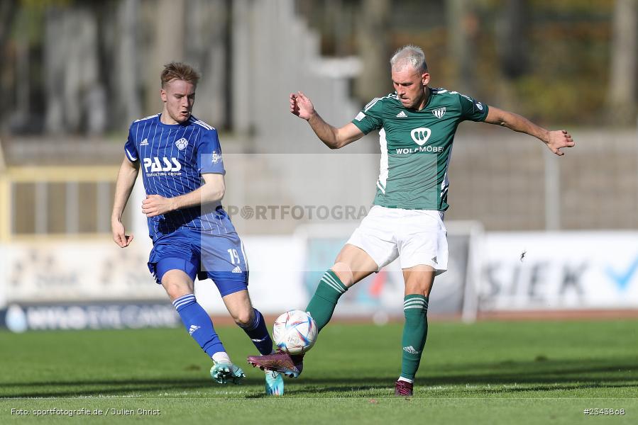 Benjamin Hadžić, Sachs-Stadion, Schweinfurt, 22.10.2022, sport, action, BFV, Fussball, Oktober 2022, Saison 2022/2023, RLB, Regionalliga Bayern, SVA, FC05, SV Viktoria Aschaffenburg, 1. FC Schweinfurt 05 - Bild-ID: 2343868